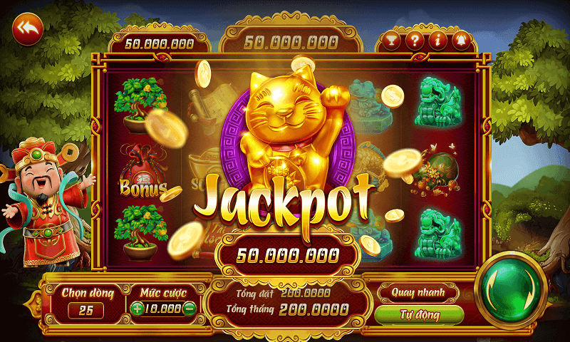 Trò chơi máy xèng và jackpot